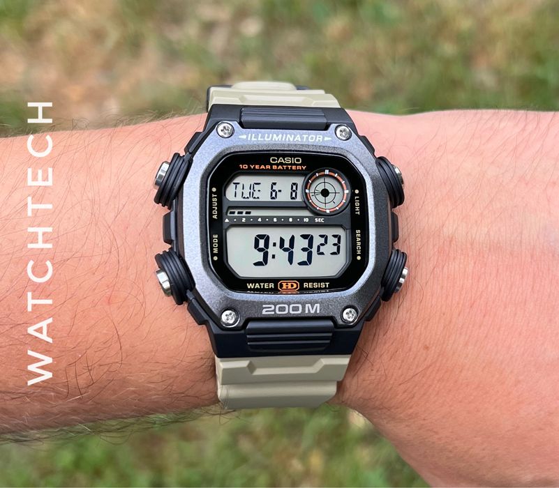 Годинник Casio DW-291HX-5A новий оригінал мінеральне скло 20 ATM