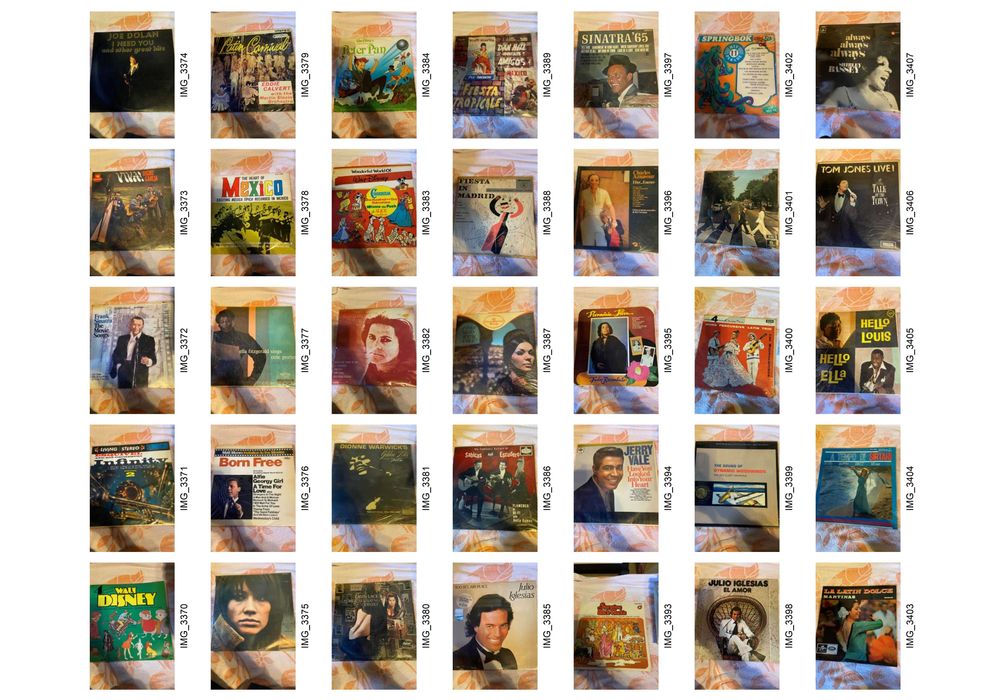 Discos Vinyl records