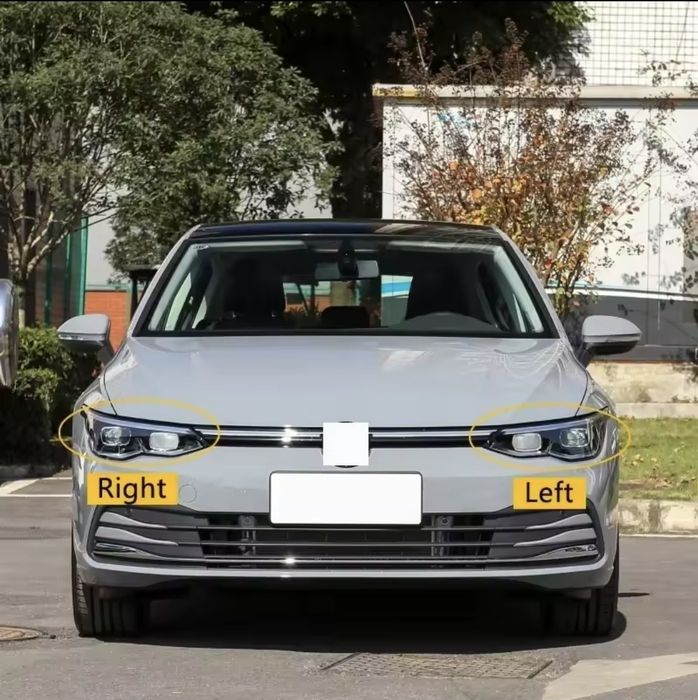 Vidro capa lente farol ótica VW golf 8 mk8 R line GTI GTE