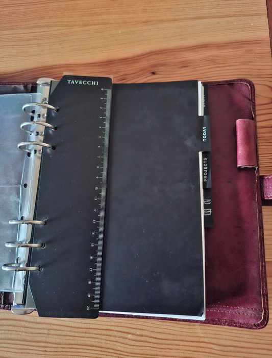 Pasta / Dossier Organizer / Organizador em Pele Tavecchi ( Novo)