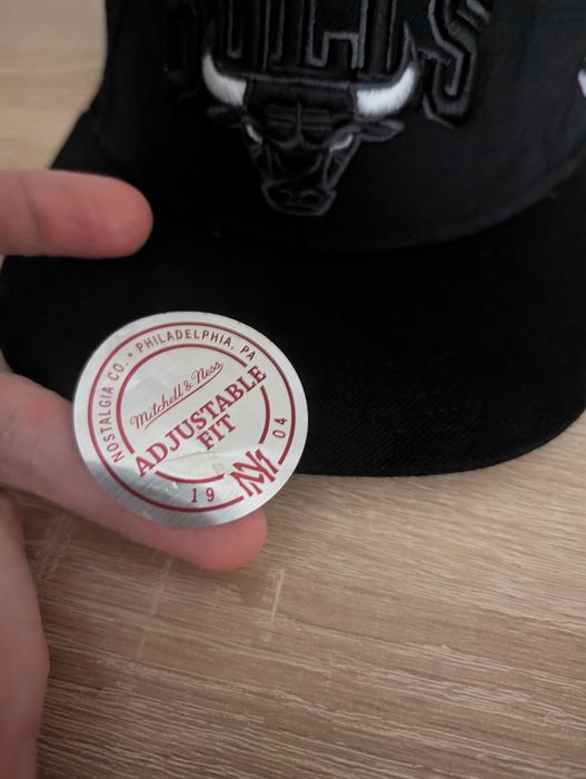 Бейсболка, снепбек, кепка Mitchell Ness с Chicago Bulls, one size