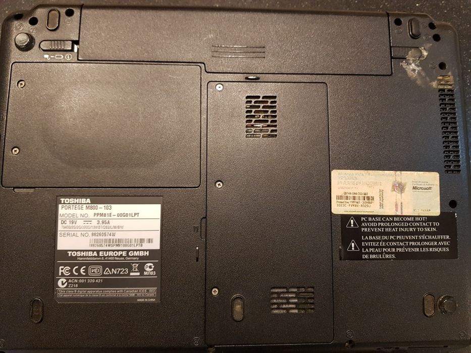 Bom preço - Laptop Toshiba Portege M800-103