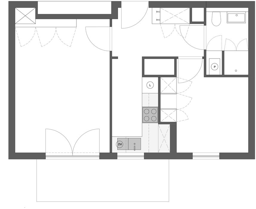 Wynajmę 2 pokojowe mieszkanie