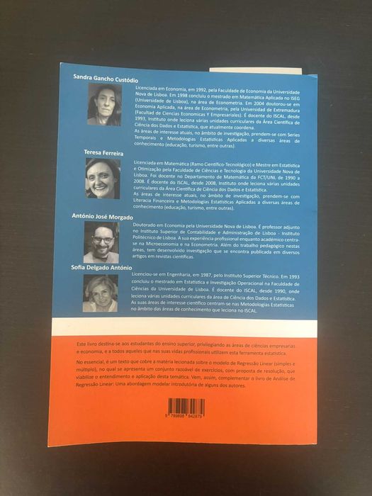 Livro de Análise de Regressão Linear  - editora Sílabas & Desafios