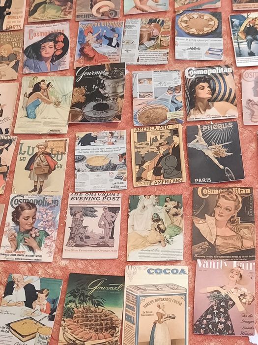 62 Adesivos - Retro Art Charml. Scrapbooking, Junkjournal
