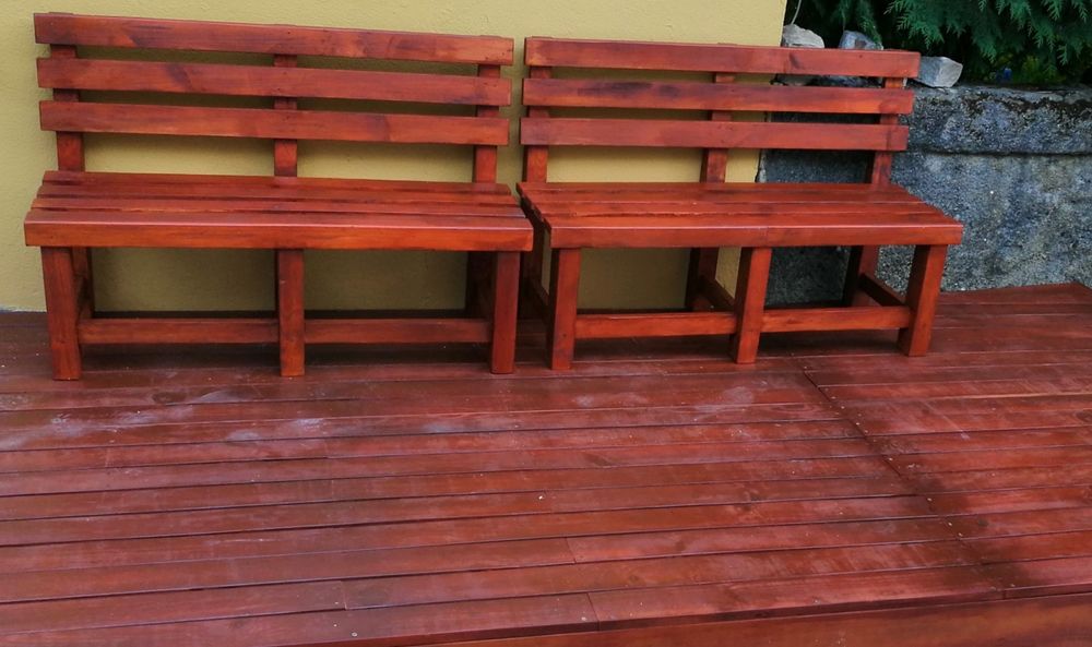 Bancos, mesa de jardim, esplanadas madeira, telheiros em madeira