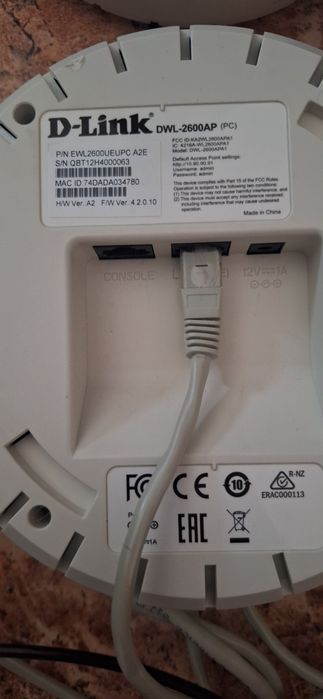 Unified Wireless N PoE Access Point
DWL-2600AP