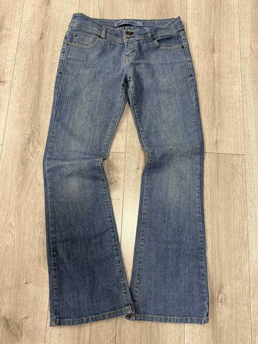 буткат клеш Y2K синие джинсы архив bootcut flare