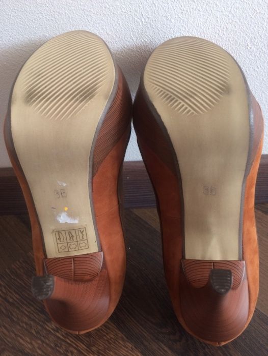 Półbuty, szpilki damskie skórzane, zamszowe NOWE r. 36