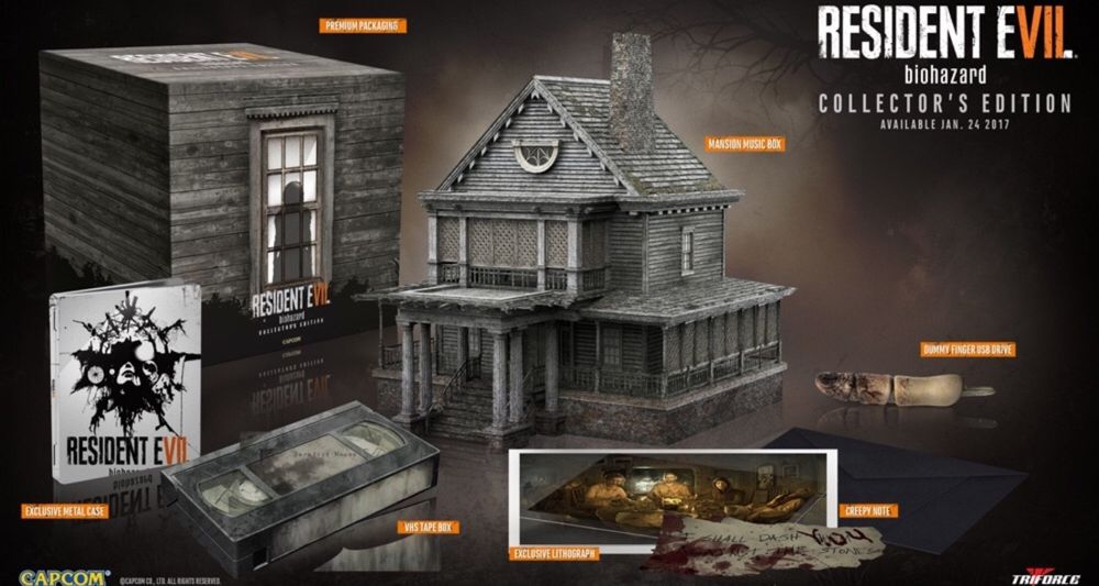 Vendo residente evil 7 Capcom collectors edition RARA com musica