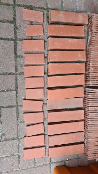 Płytki ceramiczne Jopek, elewacyjne, cegła, 210 szt. 250x65x10 mm