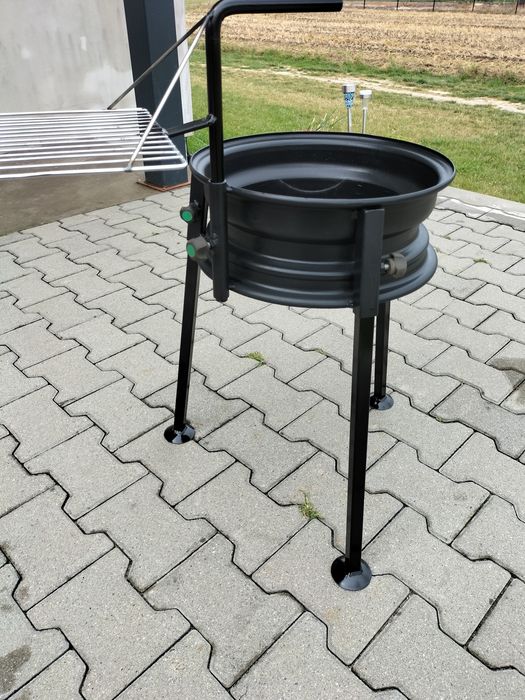 Grill z felgi składany