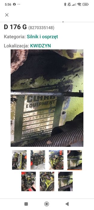 Wózek widłowy Clark 2t LPG kabina