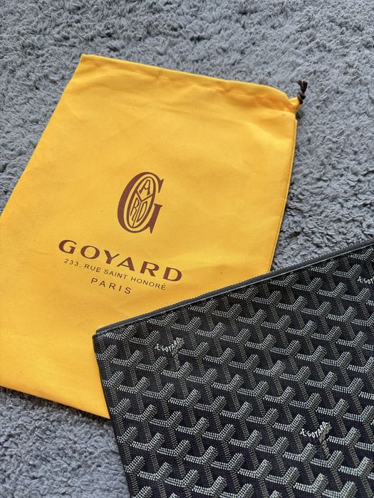 Goyard Sénat MM Pouch – Monogram + Dust Bag