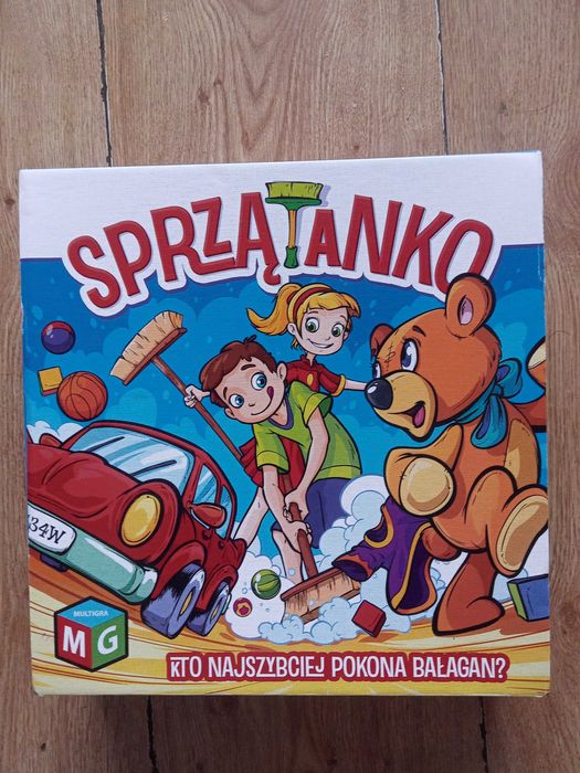 Gra planszowa dla dzieci Sprzatanko nowa bez folii