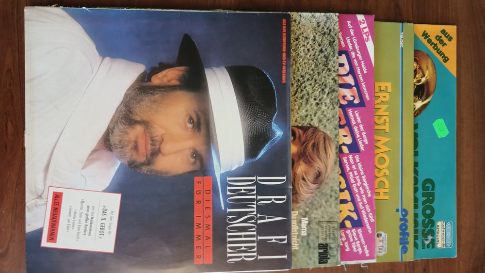 Zestaw 20 płyt z niemieckimi przebojami MEGA OFERTA