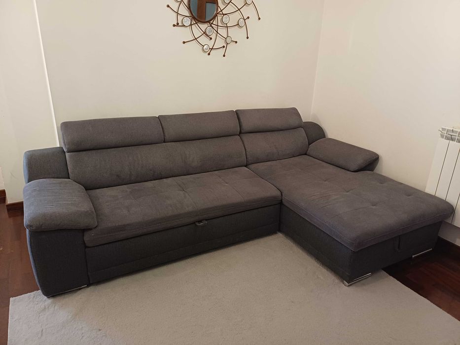 Sofá 3 lugares com chaise lounge
