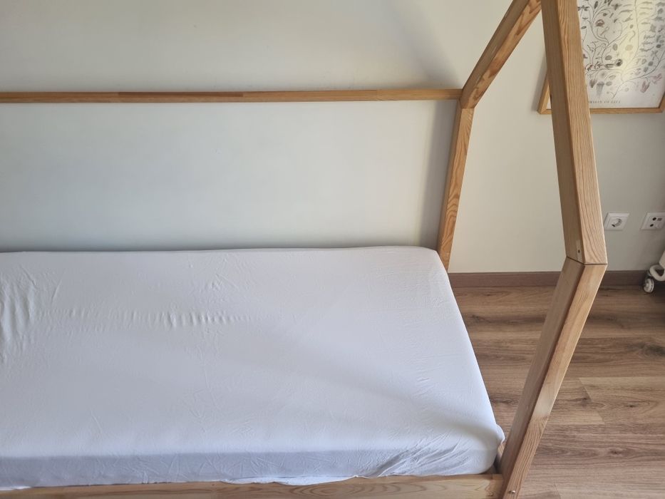 Cama montessori madeira 90x200cm Mon Lit Cabane
