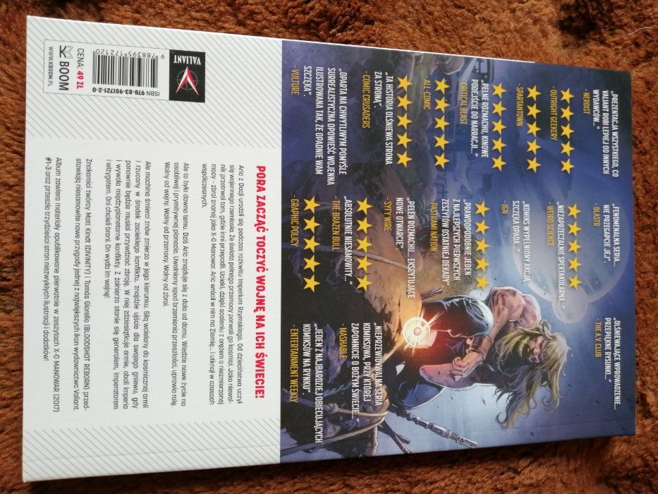 Komiks "XO Manowar t.1" Matt Kindt