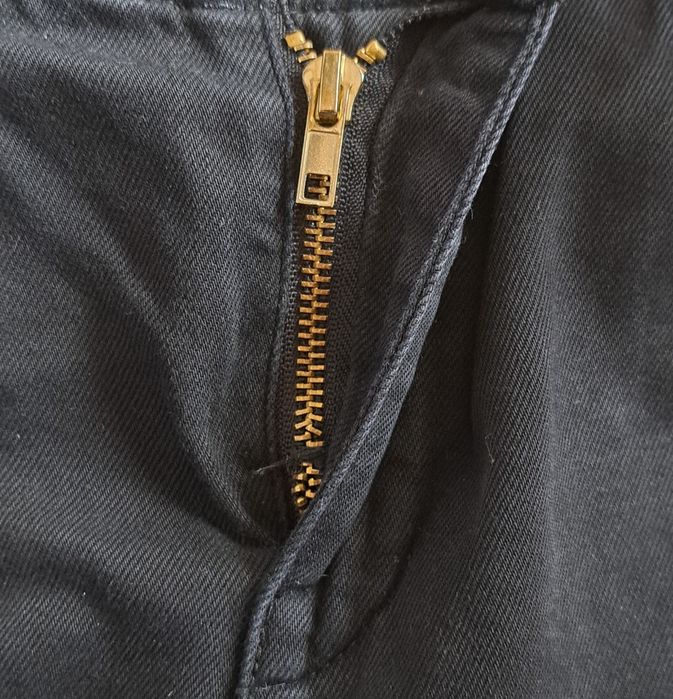 high waist paper bag jeansy