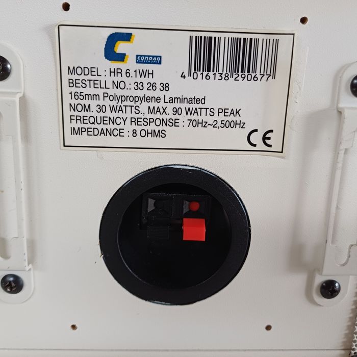 Głośnik CONRAD HR 6.1WH