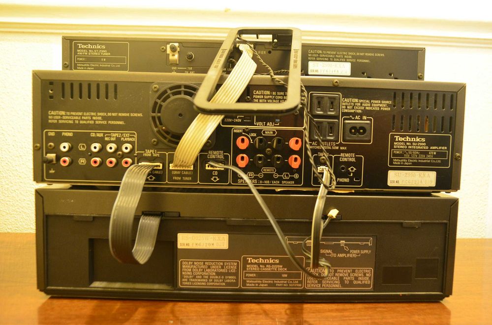 Aparelhagem Technics - Tudo a funcionar