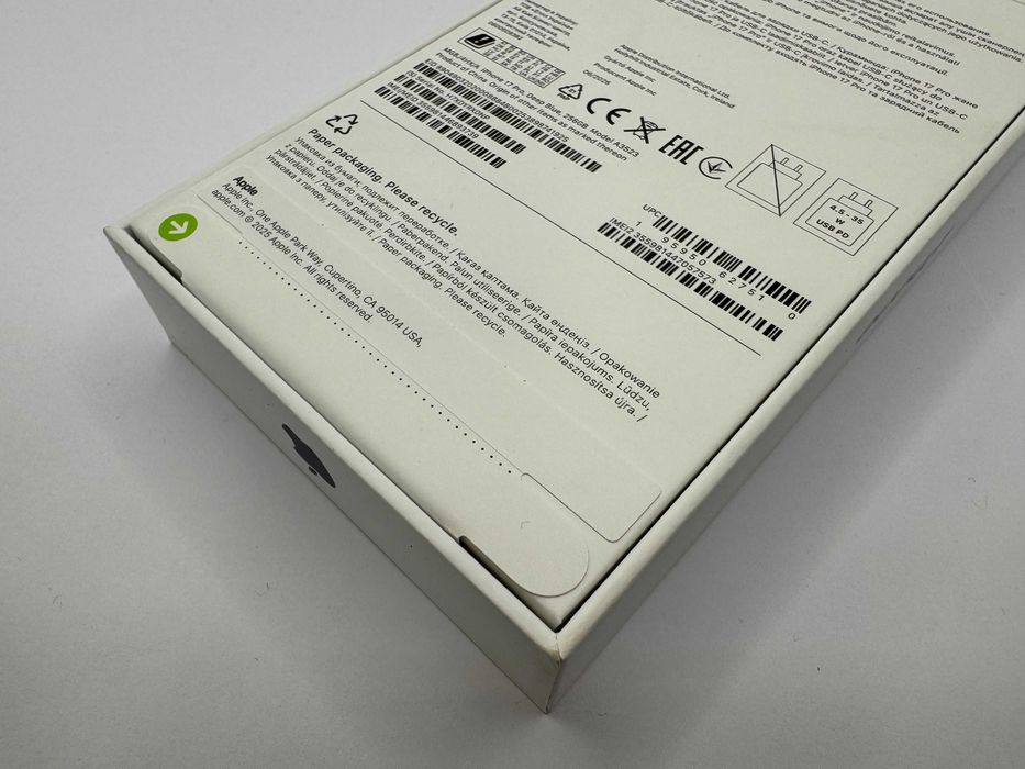 Nowy - Apple iPhone 17 Pro 256GB Deep Blue Salon 4GSM Świdnica
