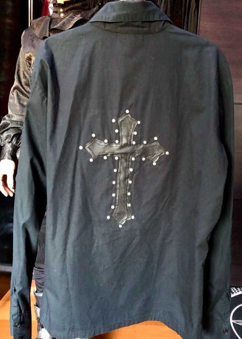 Camisa Gótica de Manga Comprida para Homem