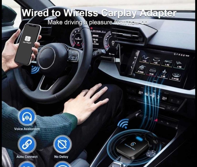 Bezprzewodowy adapter CarPlay do iPhone'a