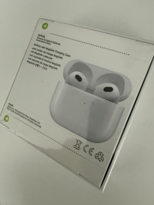 Беспроводные Bluetooth наушники Apple Airpods 3   блютуз оригинал