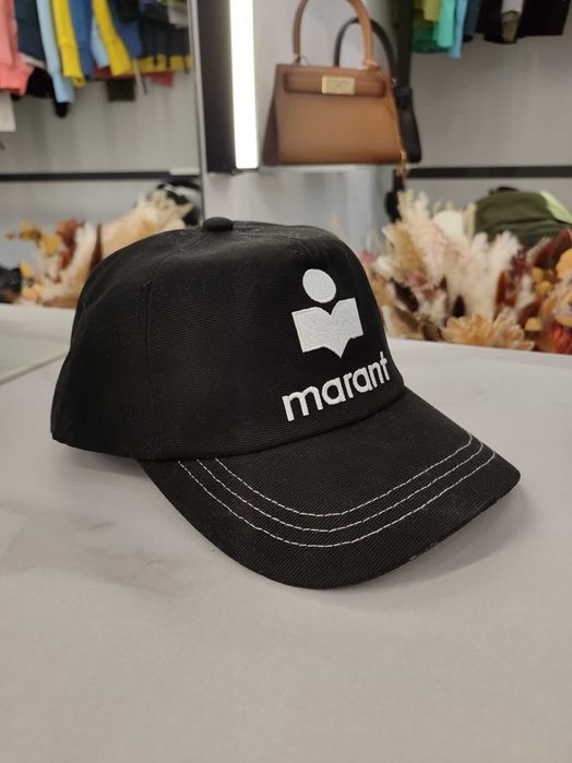 Кепка Isabel Marant Tyron cotton baseball cap Black