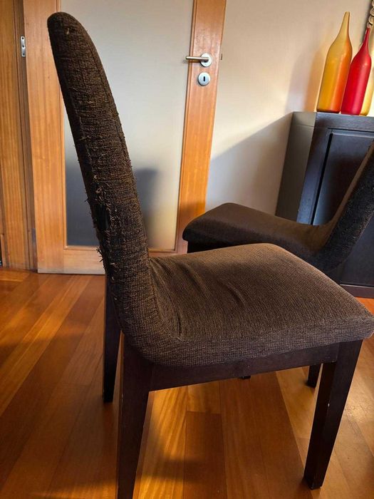 Mesa de jantar extensível 1x1,80 m (abre até 3 m) + Cadeiras - Maia