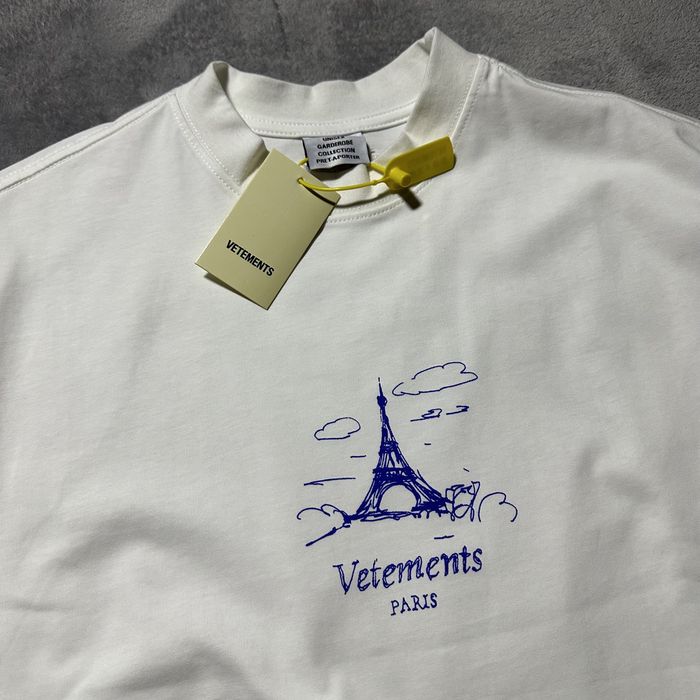 Футболка Vetements Eiffel Tower Paris t-shirt S M L