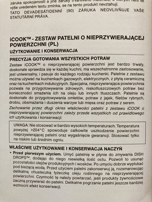 Zestaw 2 premium patelni i 1 garnka Amway iCook