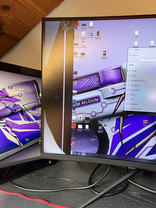 Сломаный монитор Overlord 165Hz (на детали)