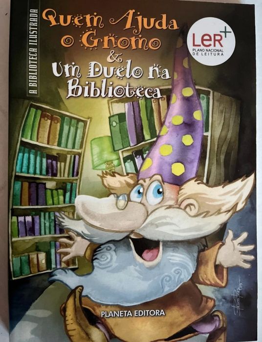 Livro infantil "Quem ajuda o gnomo