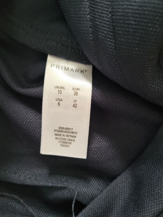 Eleganckie, materiałowe spodnie (Primark) r.M