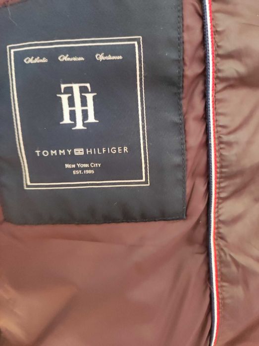 Kurtka damska Tommy Hilfiger bordo
