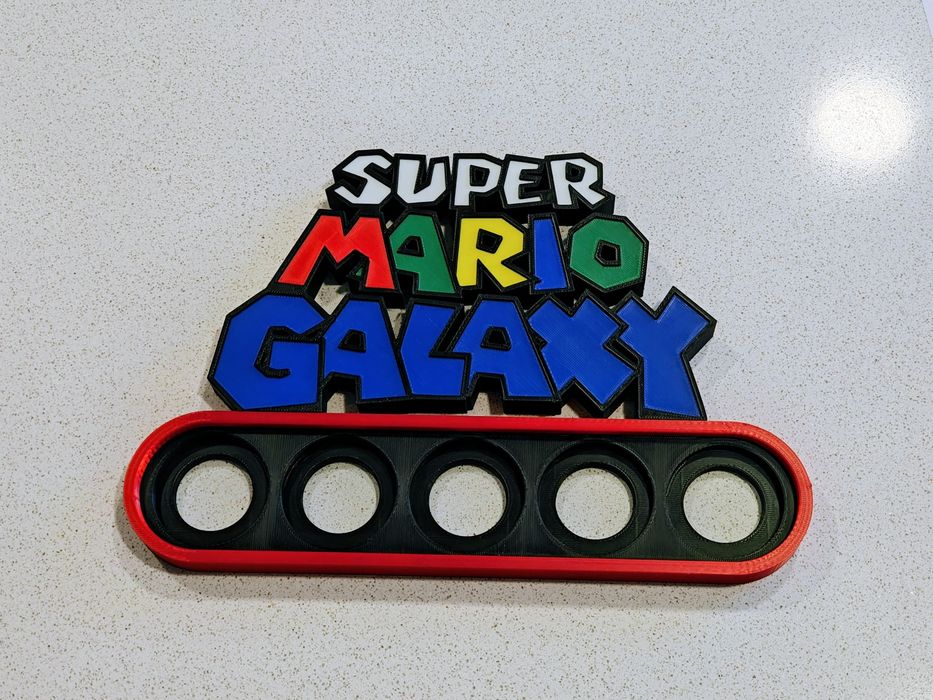 Suporte expositor moedas Super Mario Galaxy McDonalds