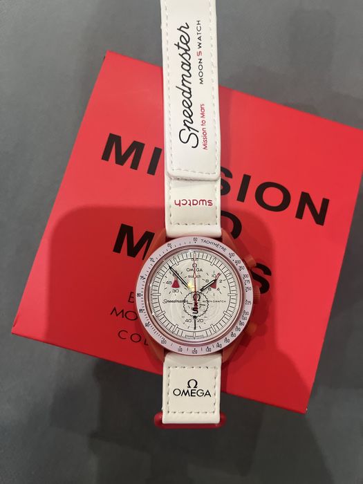 Relógio swatch x omega mission to mars