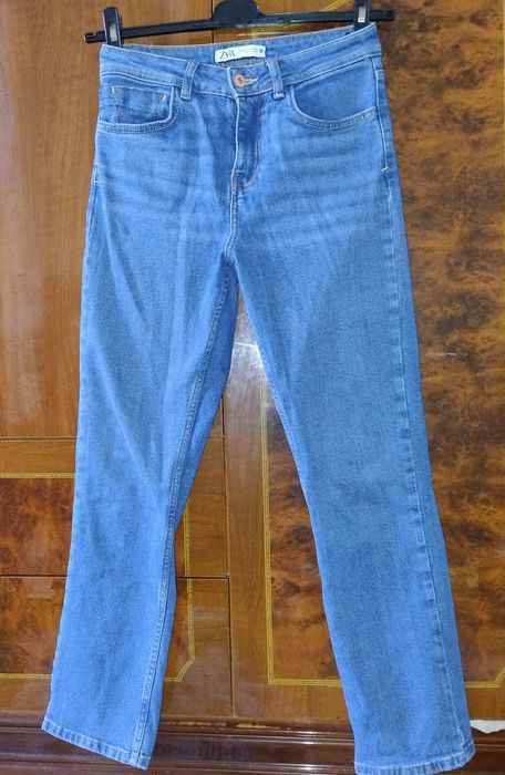 Джинсові штани прямі Zara, 36