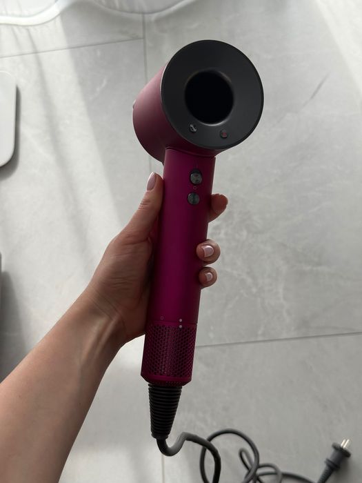 Фен Dyson Supersonic HD08 Fuchsia з іонізацією та захистом від перегріву