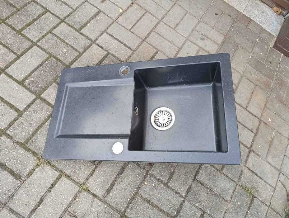 Zlew jednokomorowy z ociekaczem Lewy/ Prawy 76x43