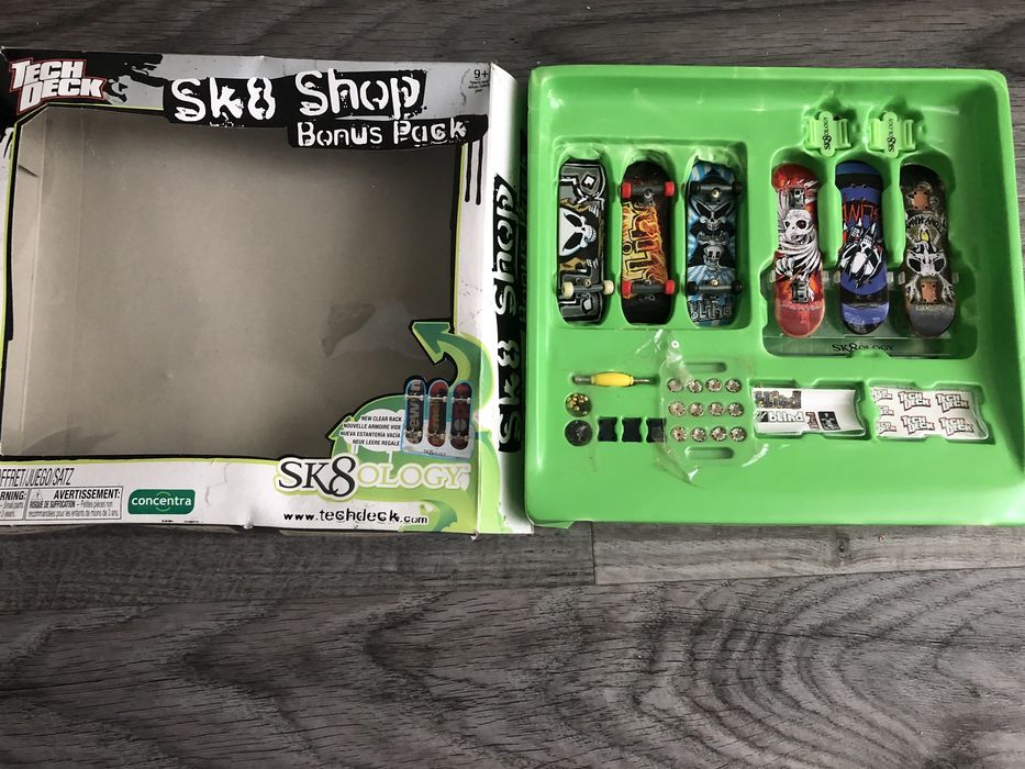 Tech Deck rampas/skates/peças