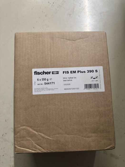 Kotwa chemiczna Fischer FIS EM Plus 390S