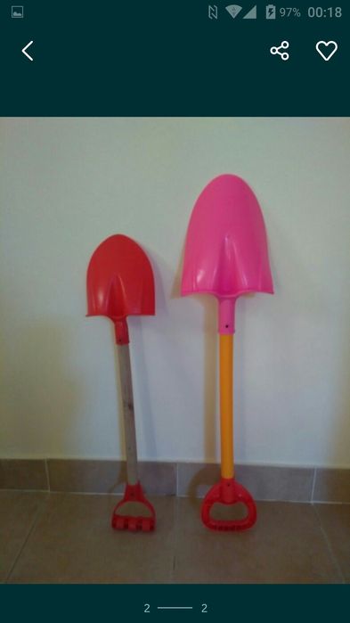 Pás de Praia para as Crianças brincarem