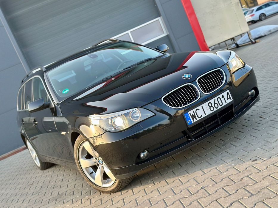 BMW Seria 5 E60 2.5 R6 Benzyna 177 KM Automat Skora XENON Navi Alu 17 1 Właściciel