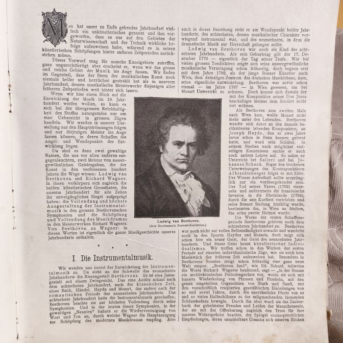 Stara księga z nutami z 1900 r. + autografy. Okaz kolekcjonerski.