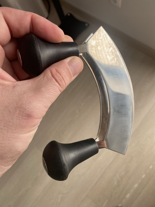 Tasak / siekacz do ziół DUKA z deską BDB vintage