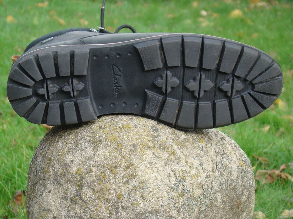 Кожаные водонепроницаемые ботинки CLARKS  43 - 44р. GORE-TEX Оригинал!